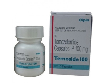 Temozolomide 100 mg. 5 capsules
